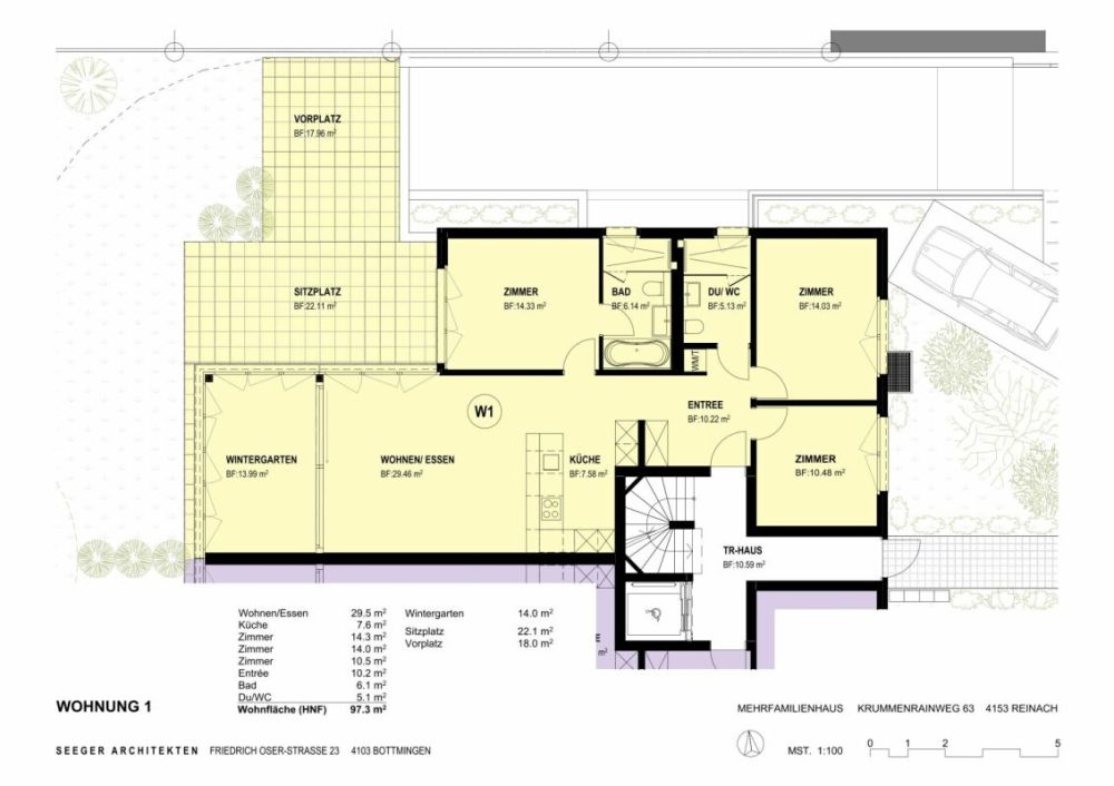 Erstvermietung - Mehrfamilienhaus mit 7 Wohnungen in Reinach - Bild 9