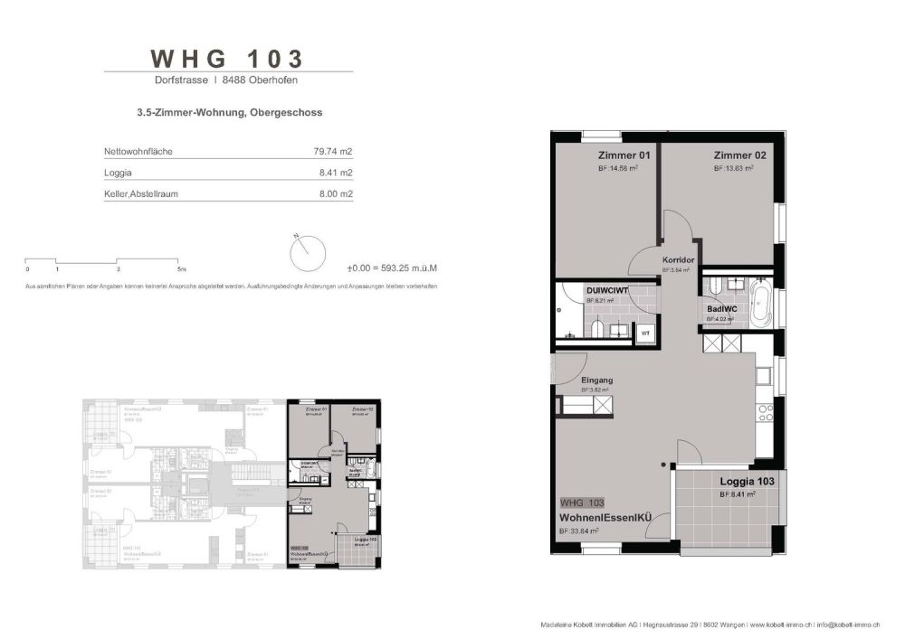 3 ½ Zimmer-Wohnung, 8488 Turbenthal - Bild 6