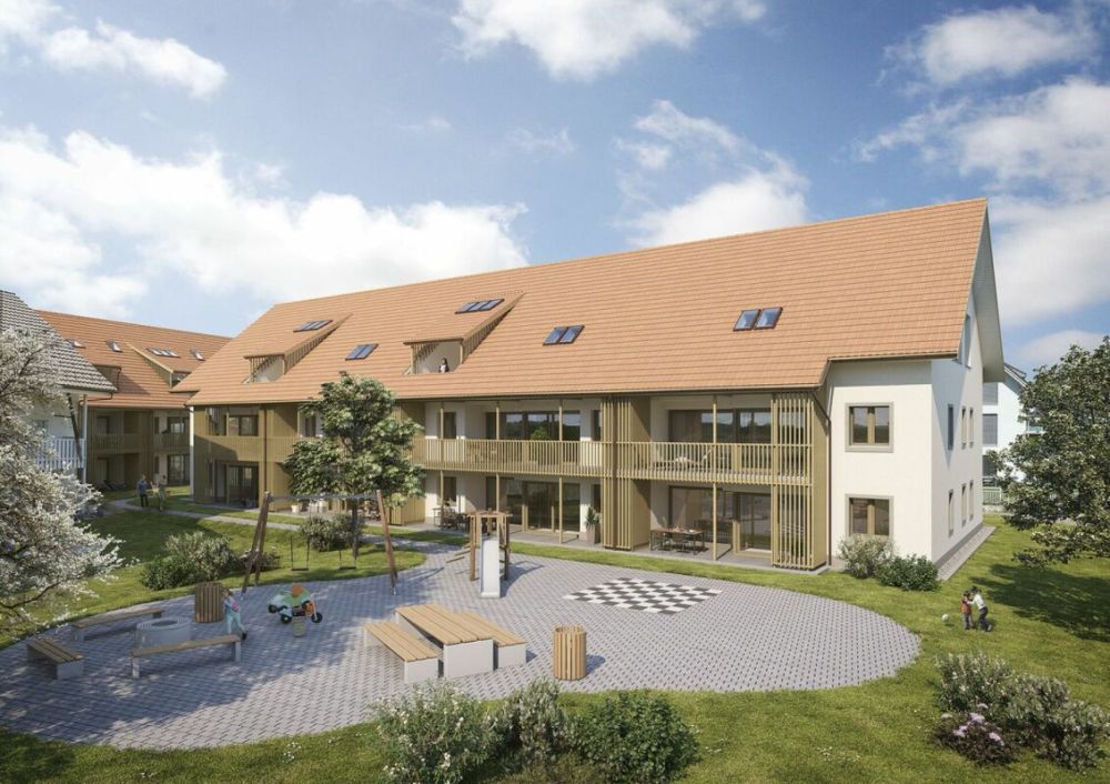 OBSTGARTEN WÜRENLINGEN - Grosszügige 2.5-Zimmer-Dachwohnung - Bild 1