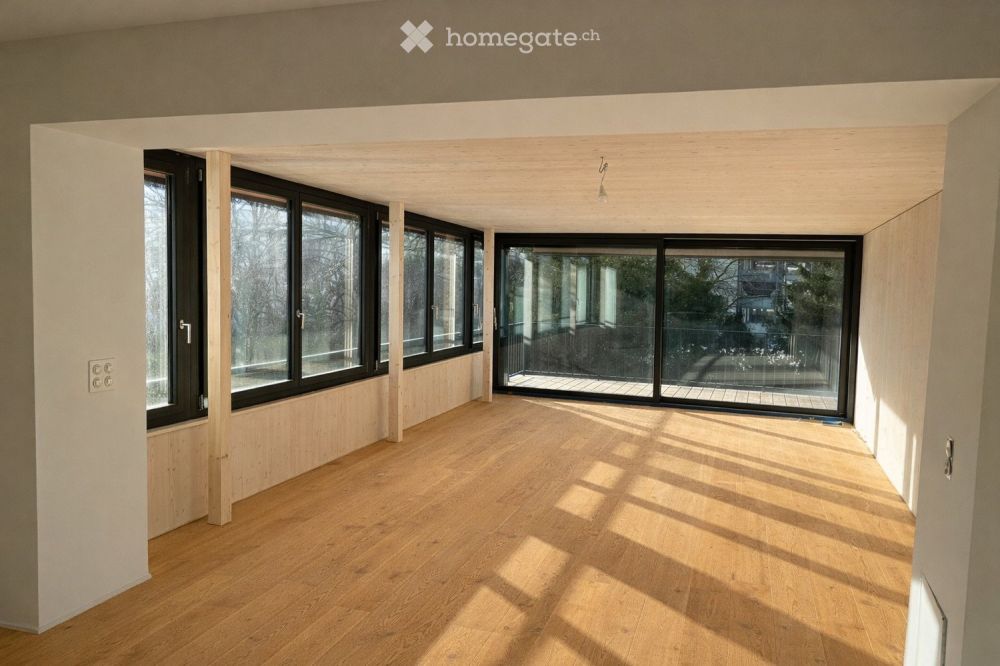 Helle 4.5-Zi.-Wohnung in saniertem Altbau mit neuem Holzanbau - Erstbezug ab 1. April 2026 - Bild 1