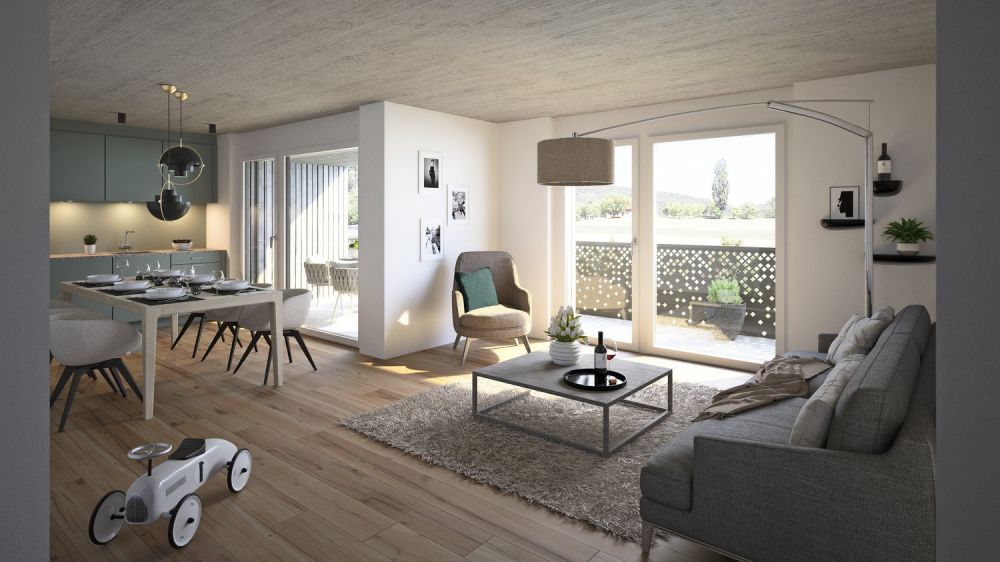 Neubau 4½-Zimmer-Wohnung in Stüsslingen - Bild 2