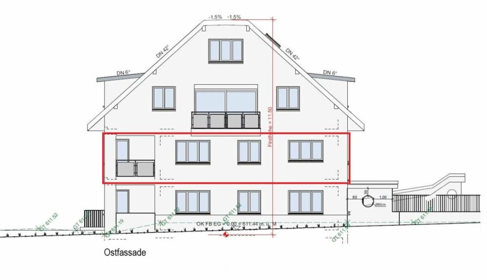 Zu vermieten 4½ Zi.-Whg., an der Maugwilerstrasse 40 in 9552 Maugwil bei Bronschhofen, naturverbundene Lage /Steuerfuss 9500 Wil ! - Bild 8