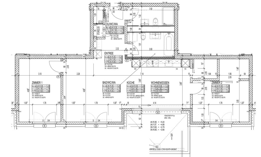 3.5-Zimmer-Neubauwohnung im Herzen von Bülach mit gehobenem Ausbaustandard - Bild 1