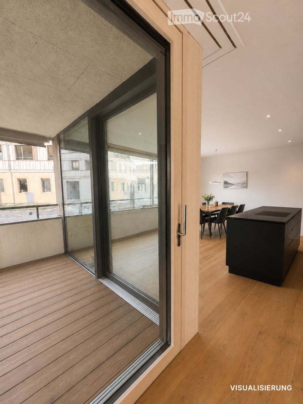 Erstbezug: Hochwertige 4.5-Zimmer-Neubauwohnung "im Herzen" mit grosszügiger Loggia in Uetendorf - Bild 2
