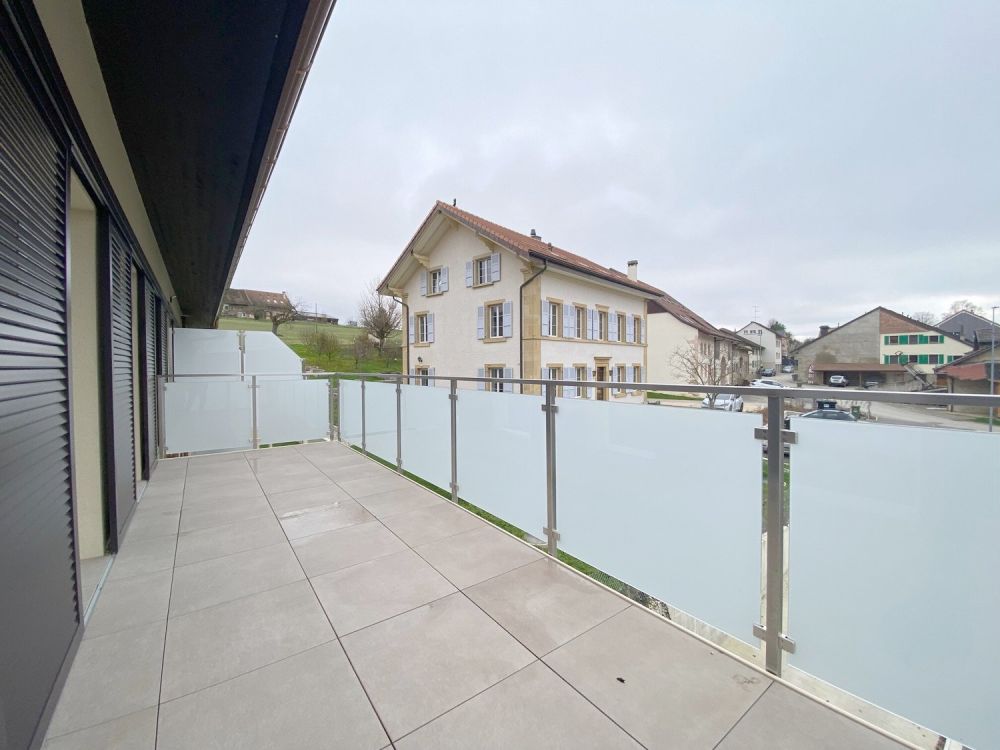 Bel appartement de 3.5 pièces situé à Epautheyres dans immeuble Minergie - Balcon 3.jpg