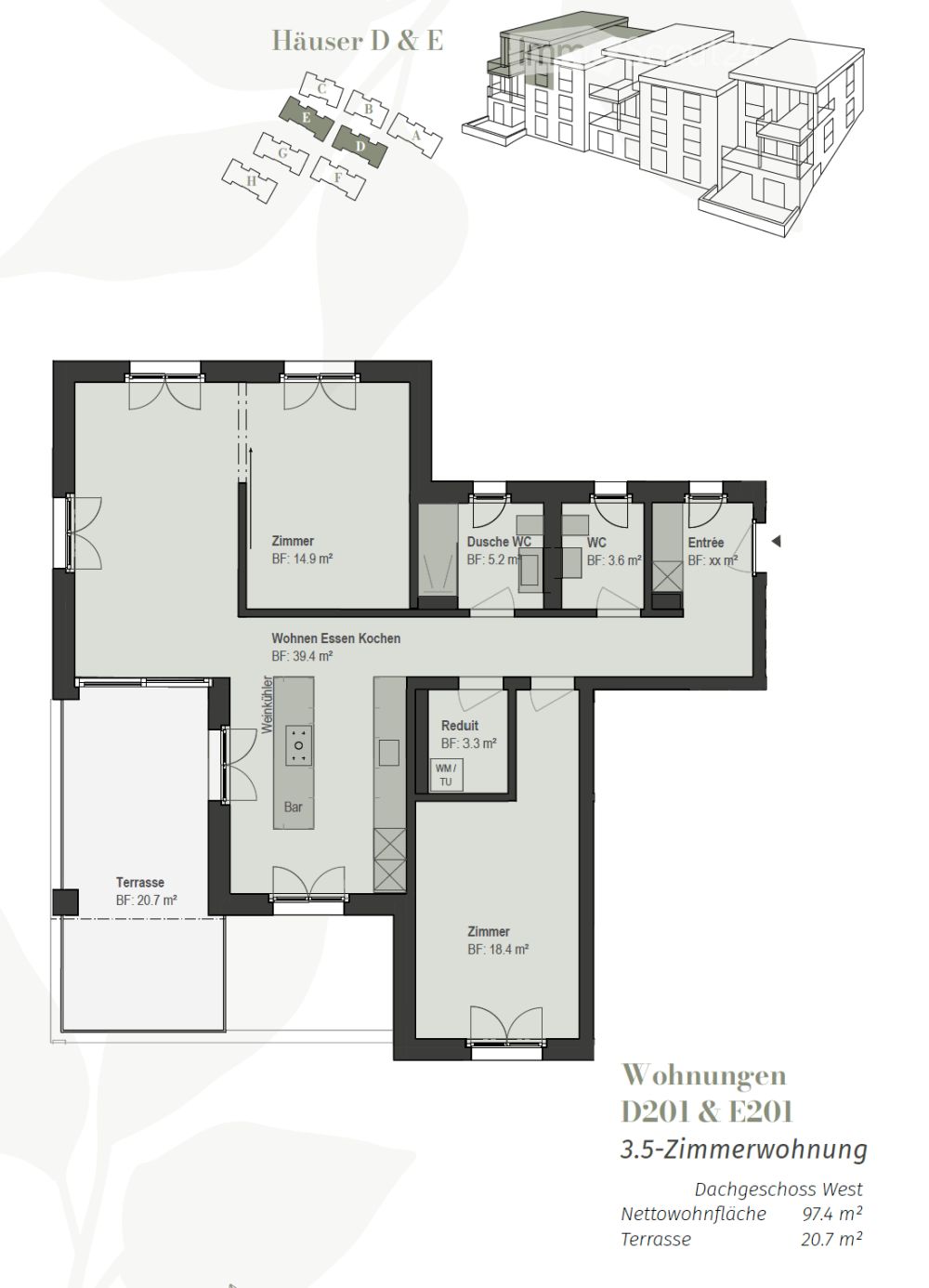Exklusive 3.5-Zimmer-Dachwohnung im Eigentumsstandard mit bester 180°-Seesicht - Bild 9