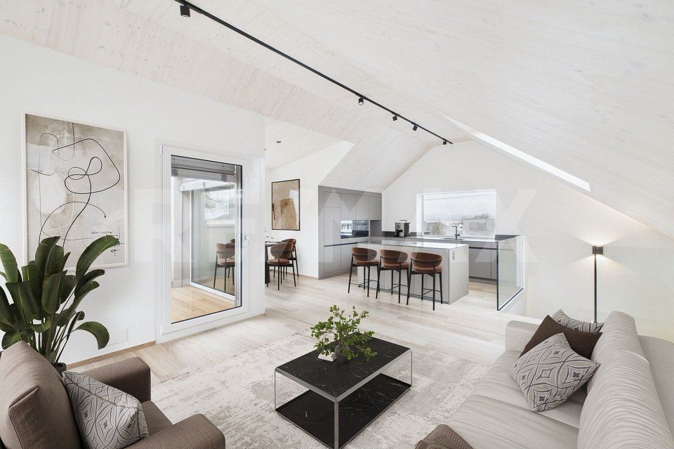 Elegante 3.5-Zimmer Dach-Maisonettewohnung mit Balkon in Lachen SZ zu mieten! NEUBAU - Bild 2