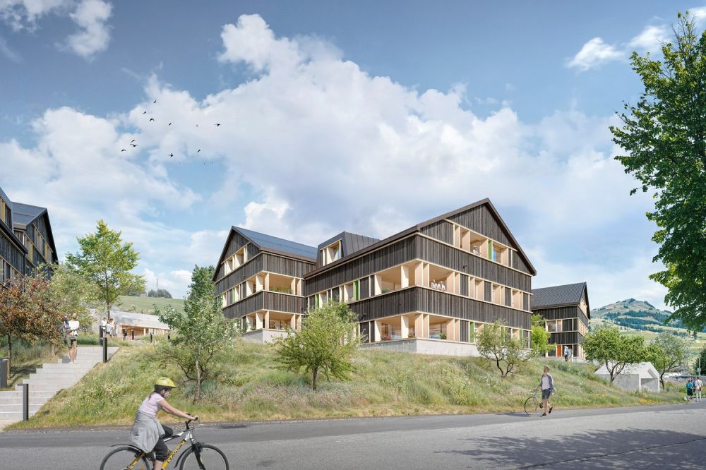 Neubauprojekt Rässes in Appenzell, 3.5 & 4.5 Zimmer-Wohnungen - Bild 1