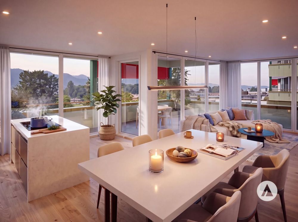 Neubauprojekt Gwattmoos: 3½-Zimmerwohnung im 1. OG, Haus C - Bild 1
