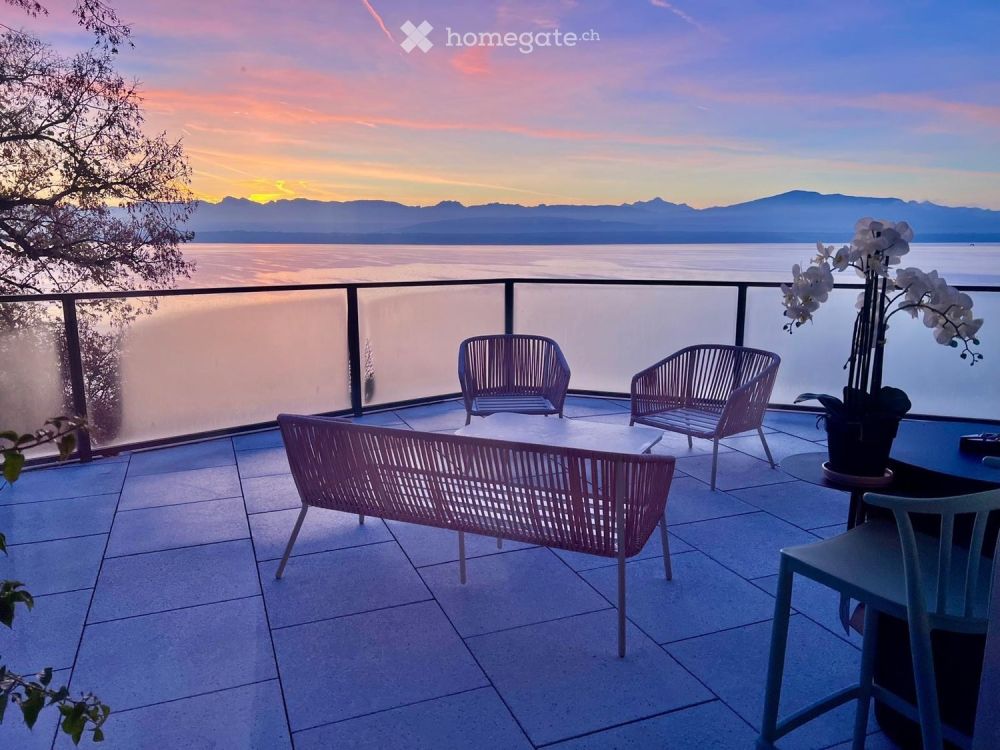 Magnifique appartement 4.5 pièces avec vue sur le lac à Nyon - Bild 1