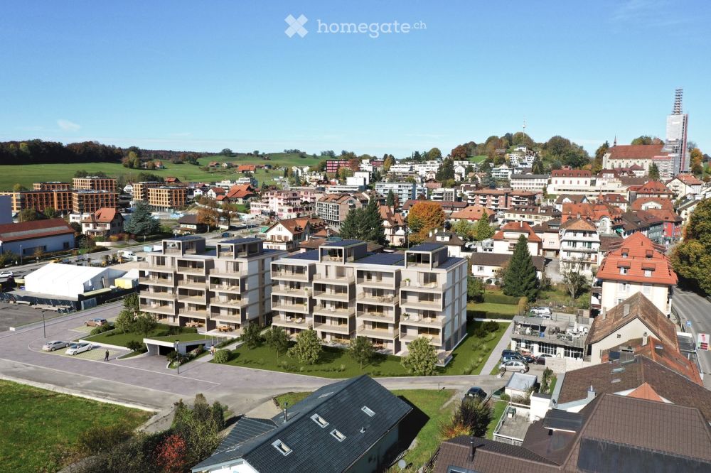 A LOUER –  Magnifique 3.5 pièces NEUF à Châtel-St-Denis (1ère location), Av. de la Gare 37 - Bild 1