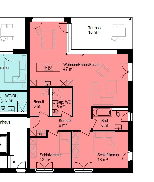 Grosszügige 3½ Zimmer Neubauwohnung / Spacieux appartement neuf de 3½ pièces - Bild 11
