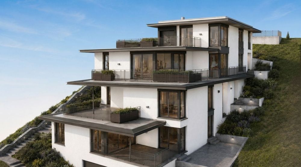 Exklusive 4.5-Zi.-Terrassenwohnung mit Weitsicht in Beringen mieten - Bild 2