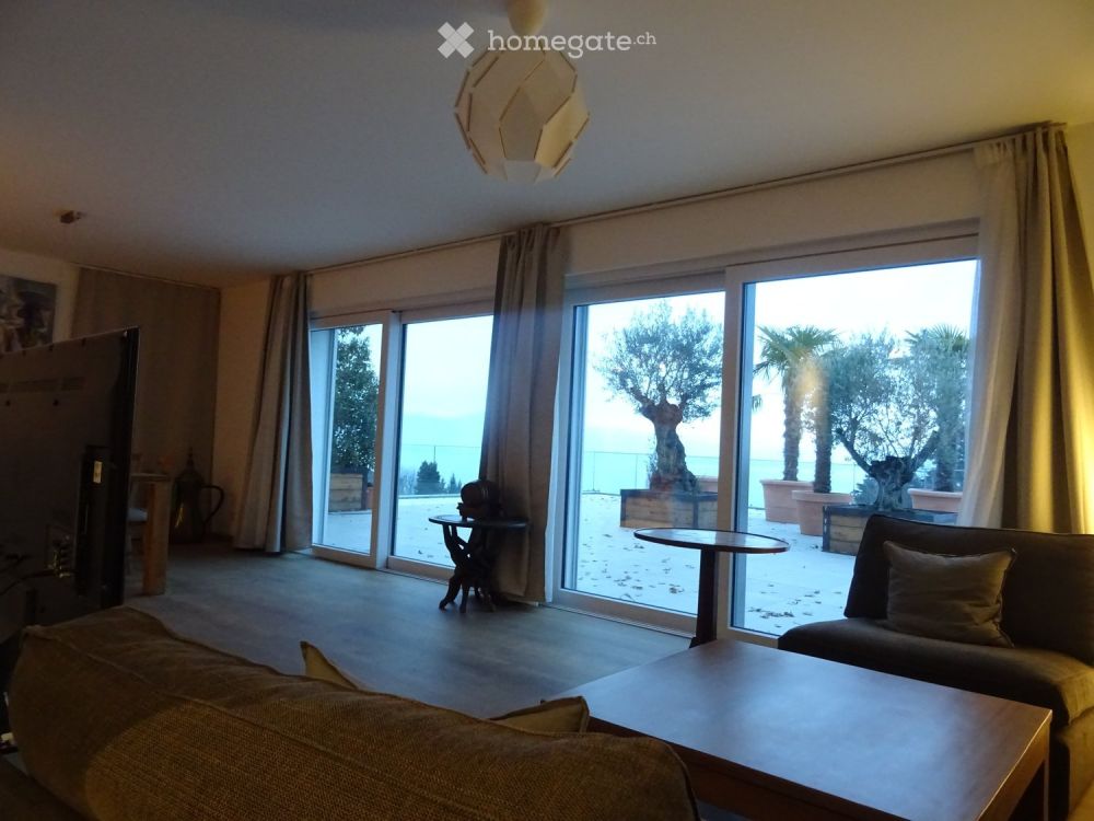 Lutry: Villa terrasse en attique 200 m2, 5/6.5 p, gde terrasse vue lac 160 m2. Migros & gare à 2 pas - Bild 5