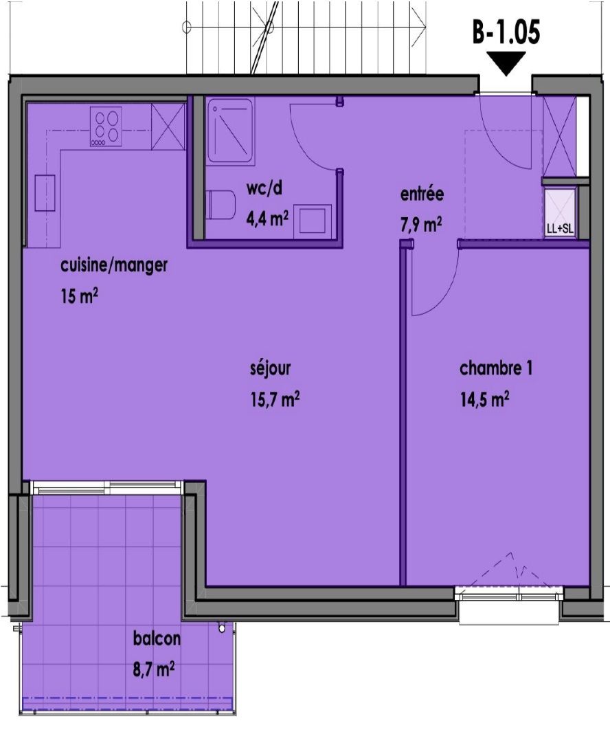 Magnifique appartement neuf de 2.5 pièces - Bild 4