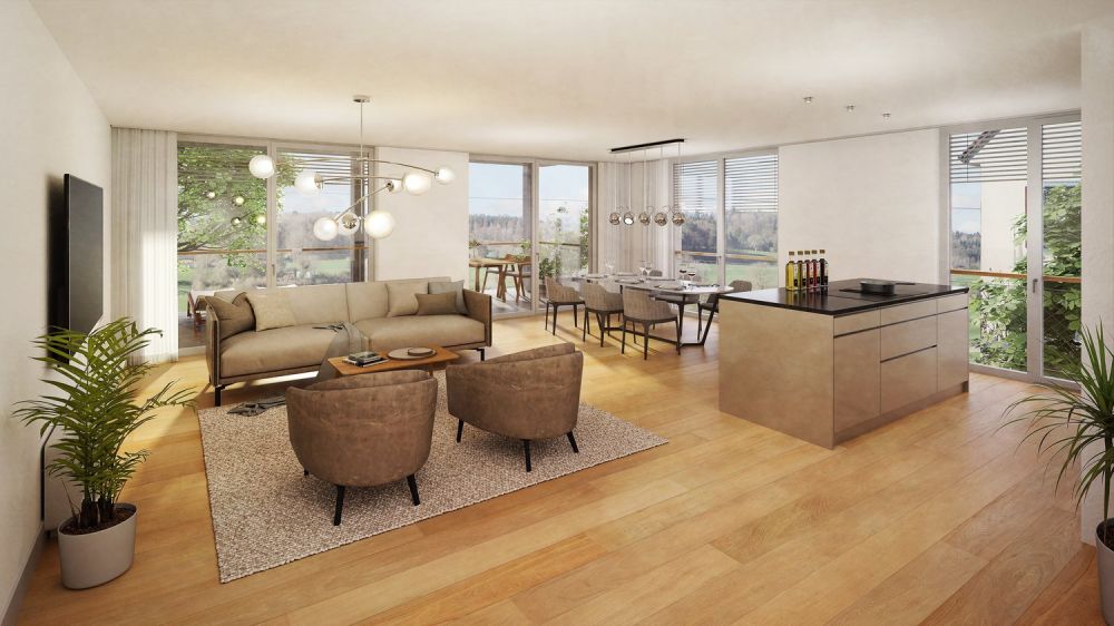 Moderne 4.5-Zimmer-Wohnung Westhöhe in Eschenz mit Seenähe - Bild 3
