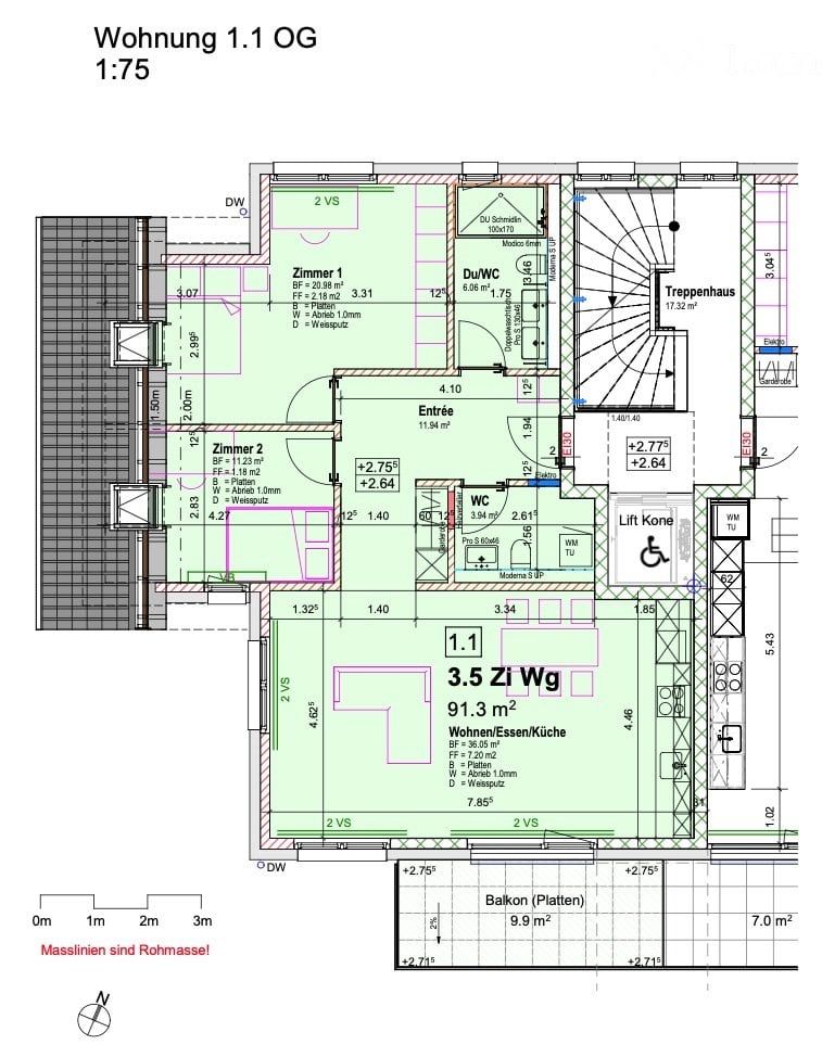 Nachmieter gesucht für gr. 3.5Zi Whg mit Balkon, Lift, 1OG - Bild 5