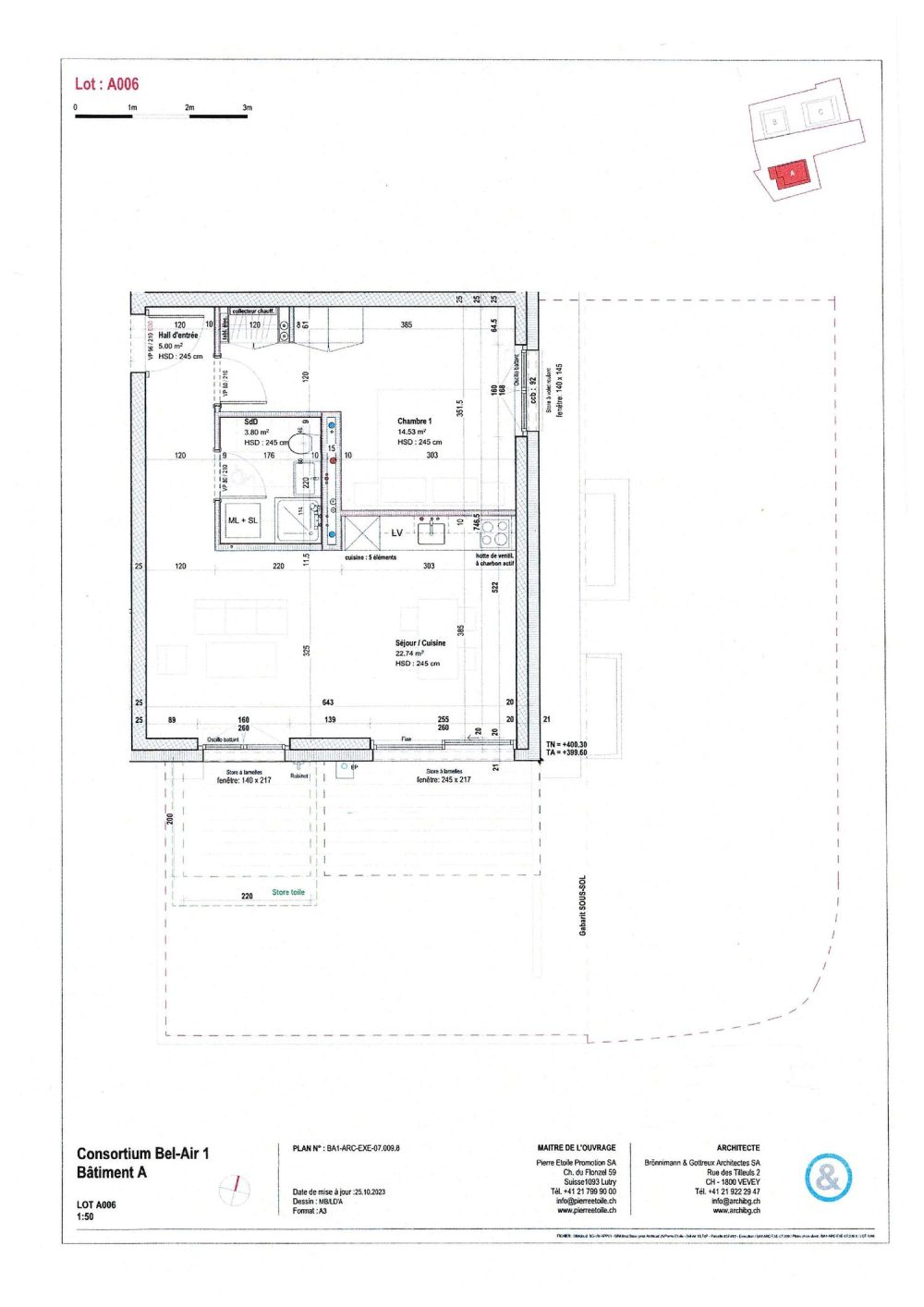 La Tour-de-Peilz - avenue Bel -Air 80 - appartement de 2 pièces au - Bild 7