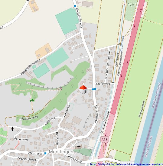 Neubau 4.5-Zimmerwohnung DG zu vermieten - Lageplan