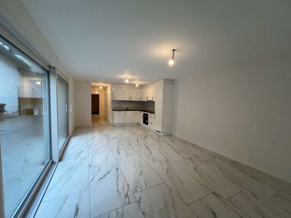 À LOUER - Nouveau 2.5 pièces au rez avec grande terrasse privative. - SEJOUR