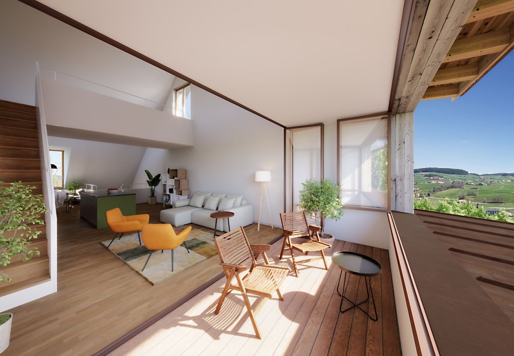 3.5-Zimmer-Wohnung mit grosszügiger Terrasse in Konolfingen - Bild 6