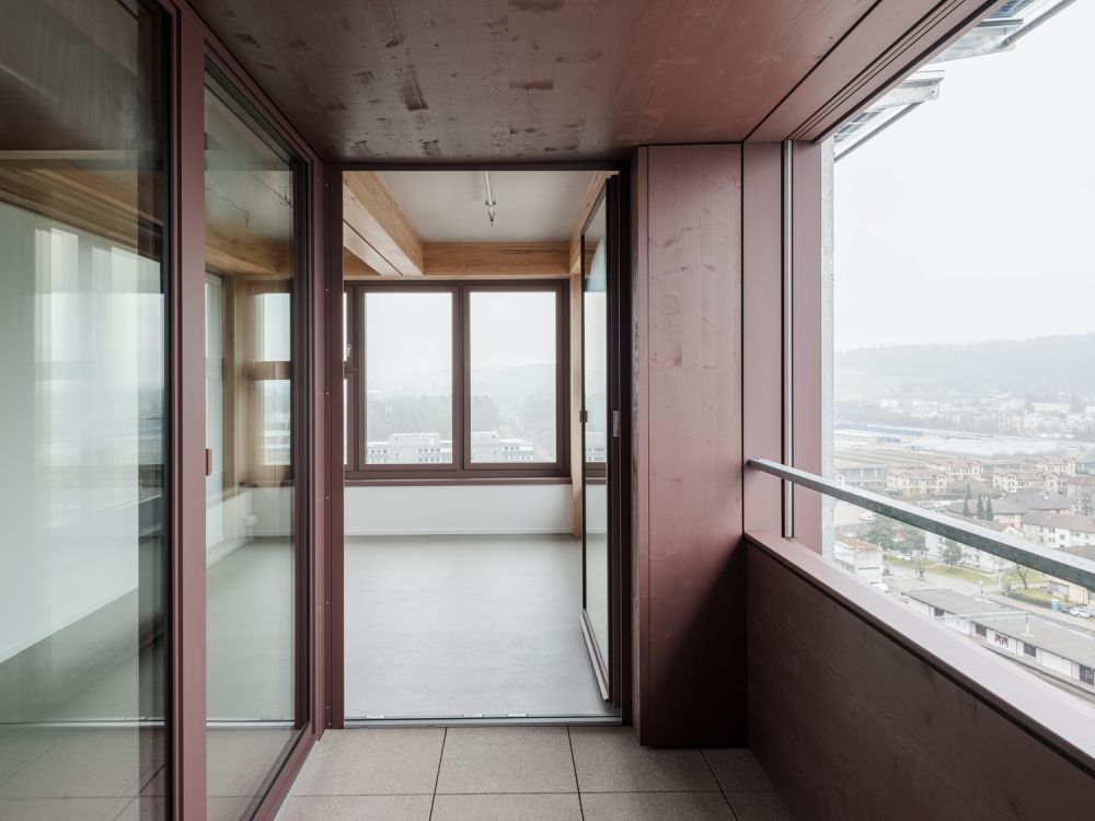 MIETEN OHNE KAUTION - Wohnen mit Weitblick im 17. Stock - Loggia (Musterbild)