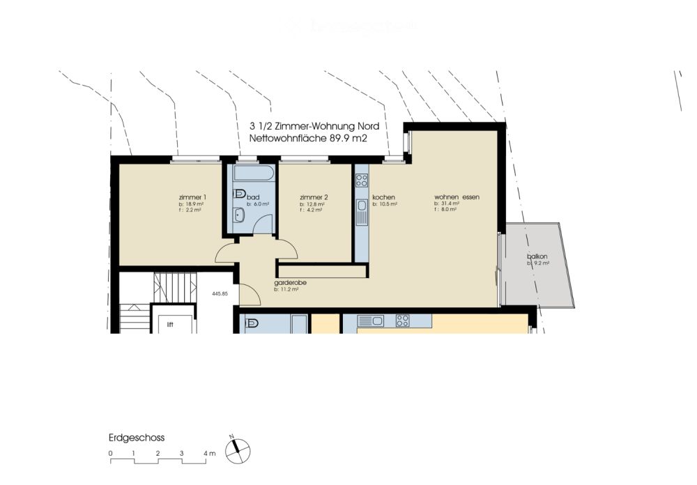 Helle & moderne 3.5-Zimmer-Wohnung in Zürich-Leimbach – Neubau 2024 - Bild 3