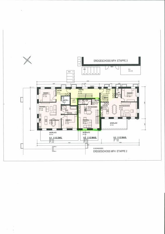 Erstbezug einer 2 1/2 Zimmer-Maisonettewohnung im Erdgeschoss/1. Obergeschoss - Bild 7