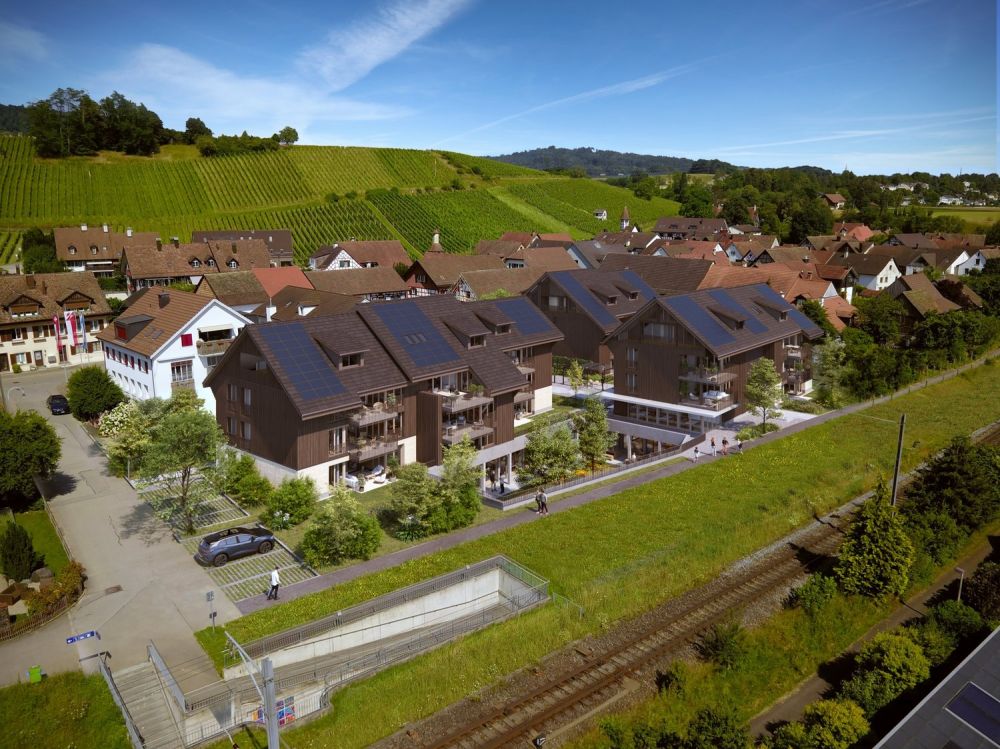 Exklusiv und zentral wohnen an idyllischer Lage - Vogelperspektive_Dachsen (1)-1-1