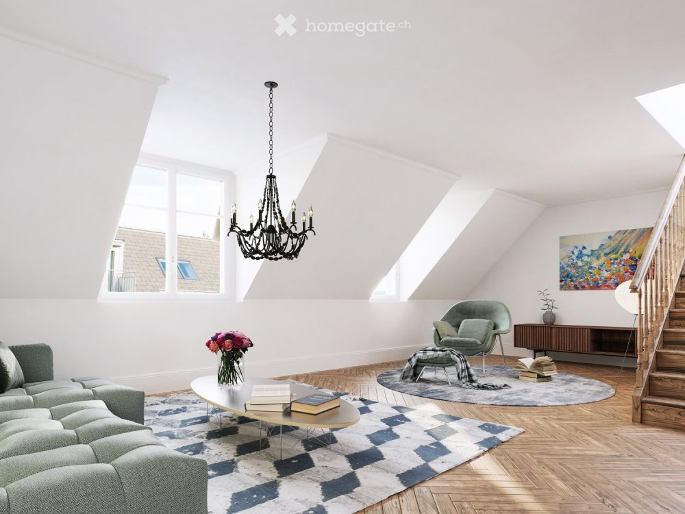 Moderne 4.5-Zimmer-Dachwohnung im Neubau (Aufstockung) an der Bireggstrasse 22, Luzern - Bild 3