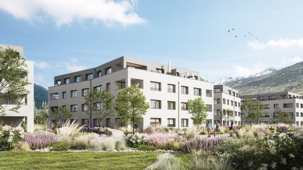 3 ½ Zimmer-Neubauwohnung in Visp mieten - Bild 1