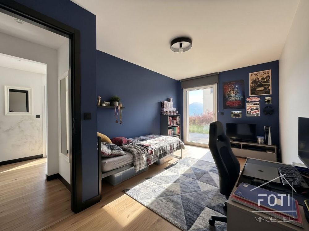LOCATION-VENTE : Villa individuelle NEUVE de 4,5 pièces avec belle vue sur la plaine. - Chambre