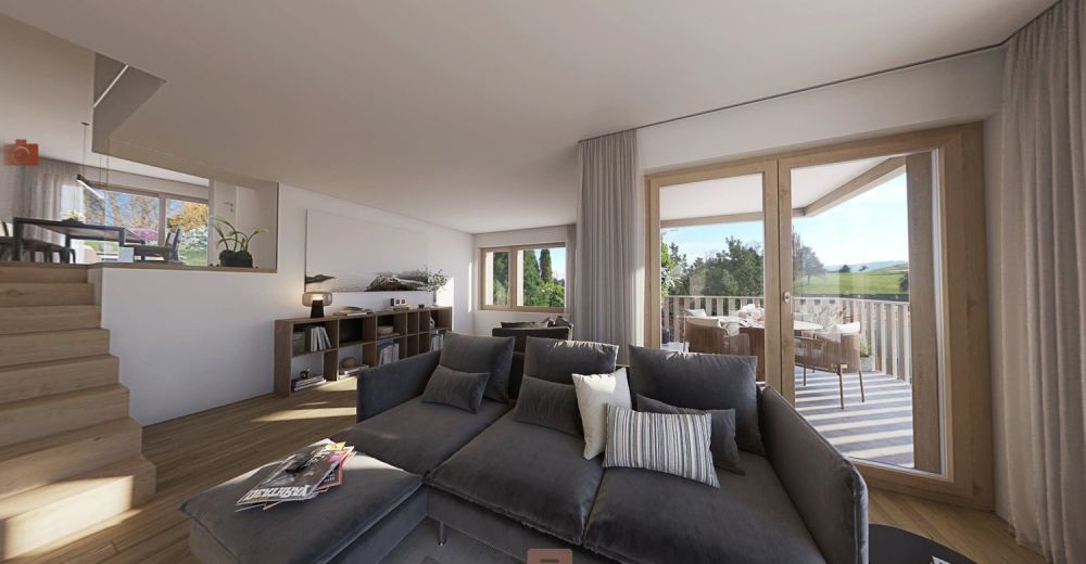 (Reserviert) Maisonettewohnung mit weitläufigem Panorama - Bild 2