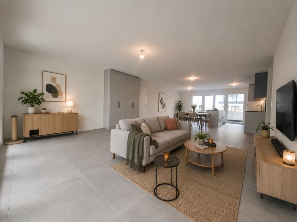 Appartement neuf de 3.5 pièces au rez-de-chaussée étage à Farvagny - Bild 1