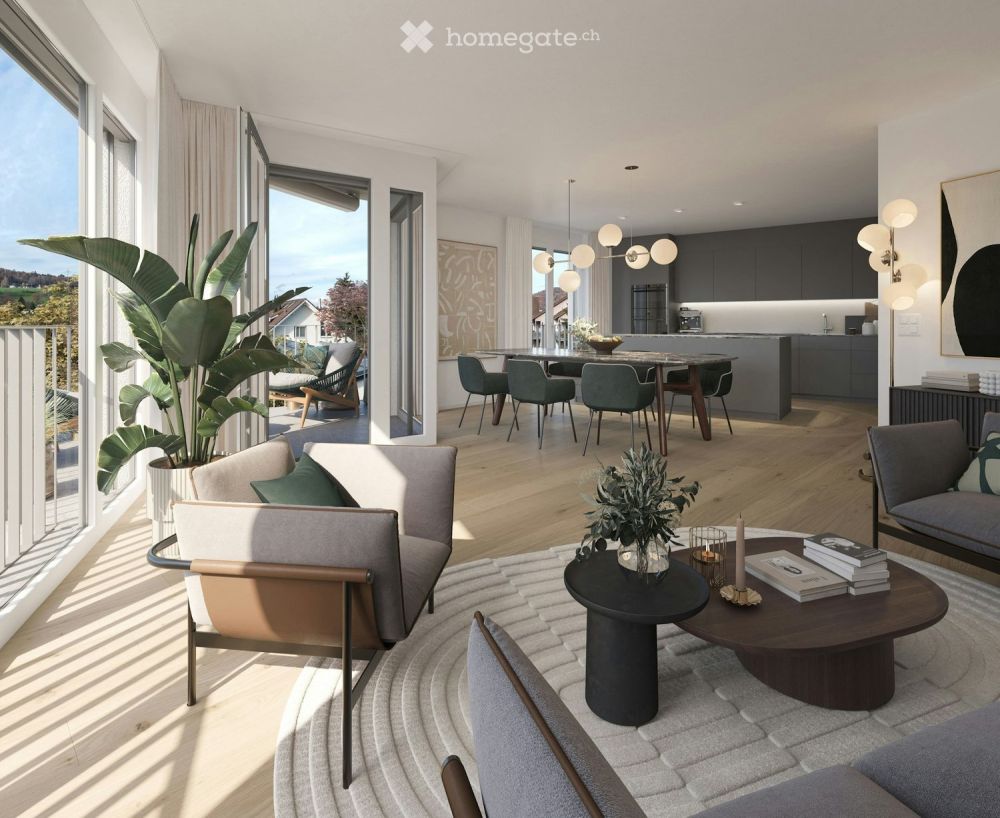 Zwei Neubau 4.5-Zimmer-Gartenwohnungen - ruhig, modern, stadnah - Bild 4