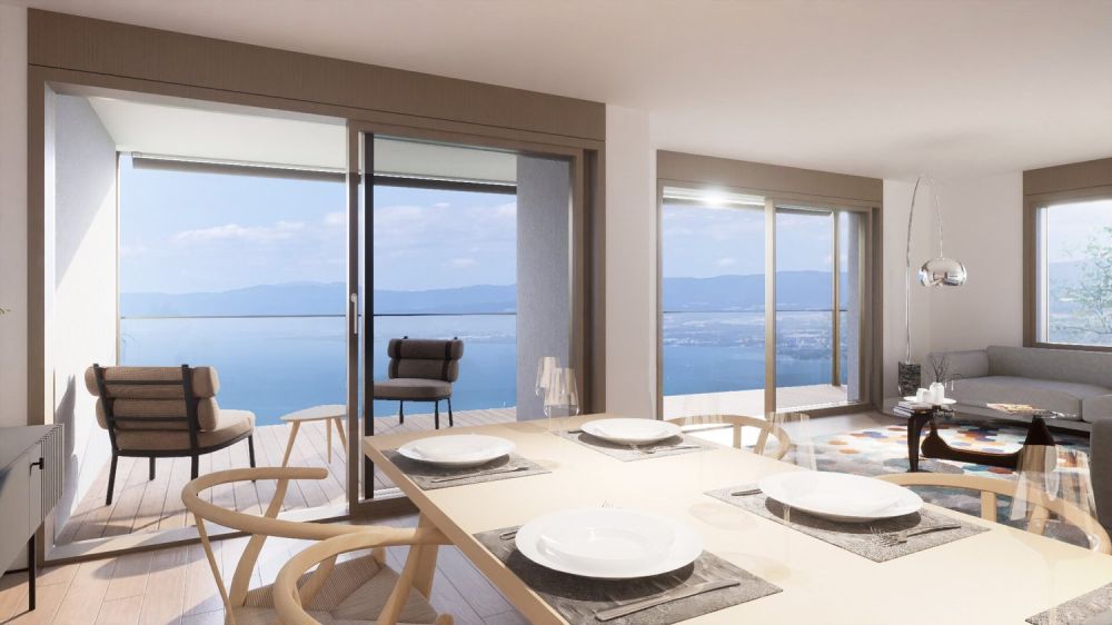 Grandvaux – Résidence « Le Genevrey » Magnifiques 4.5 pièces neufs avec vue exceptionnelle - Bild 6