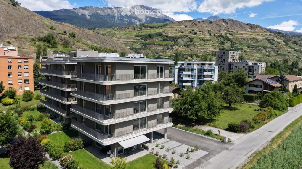 Appartement neuf et lumineux de 3,5 pièces avec balcon et parking à Sion – Promenade du Canal 69 - Bild 1