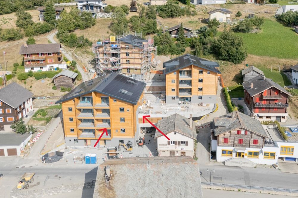 4.5-Zimmerwohnung zur Miete (Erstbezug): Neubau Hasol in Bürchen - Bild 1