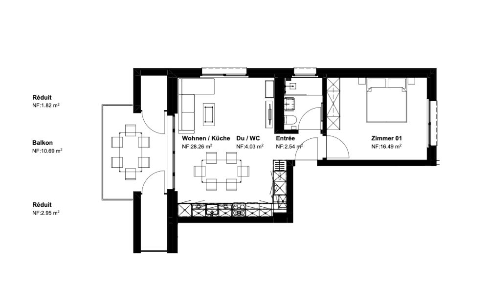 Tanneggerpark 2.5 Zimmer-Neubauwohnung - Bild 7