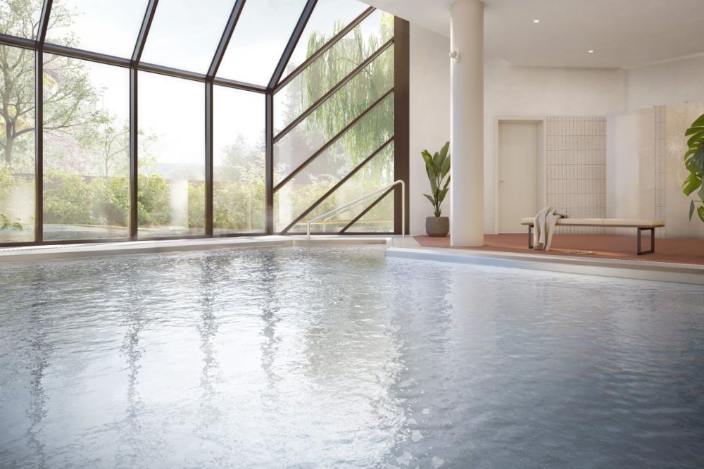 Klimatisierte 2.5 Zimmerwohnungen mit Concierge, Fitness und Pool - Schwimmbad