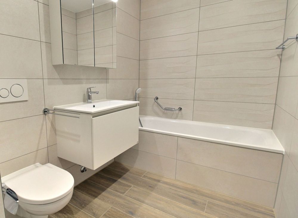 Magnifique appartement neuf de 3.5 pièces à louer à Marly - Salle de bain