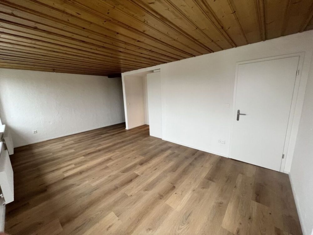 Erster Mietzins geschenkt: Neu sanierte 2.5-Zimmerwohnung zu vermieten - Wohnzimmer