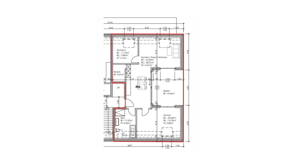 MODERNE & EXKLUSIVE 3.5 ZIMMER DACHWOHNUNG (M6) – ERSTVERMIETUNG - Bild 3
