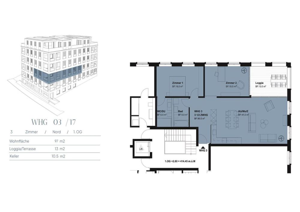 Erstbezug – stilvolle 3.5-Zimmer-Neubauwohnung in Wädenswil - Bild 10
