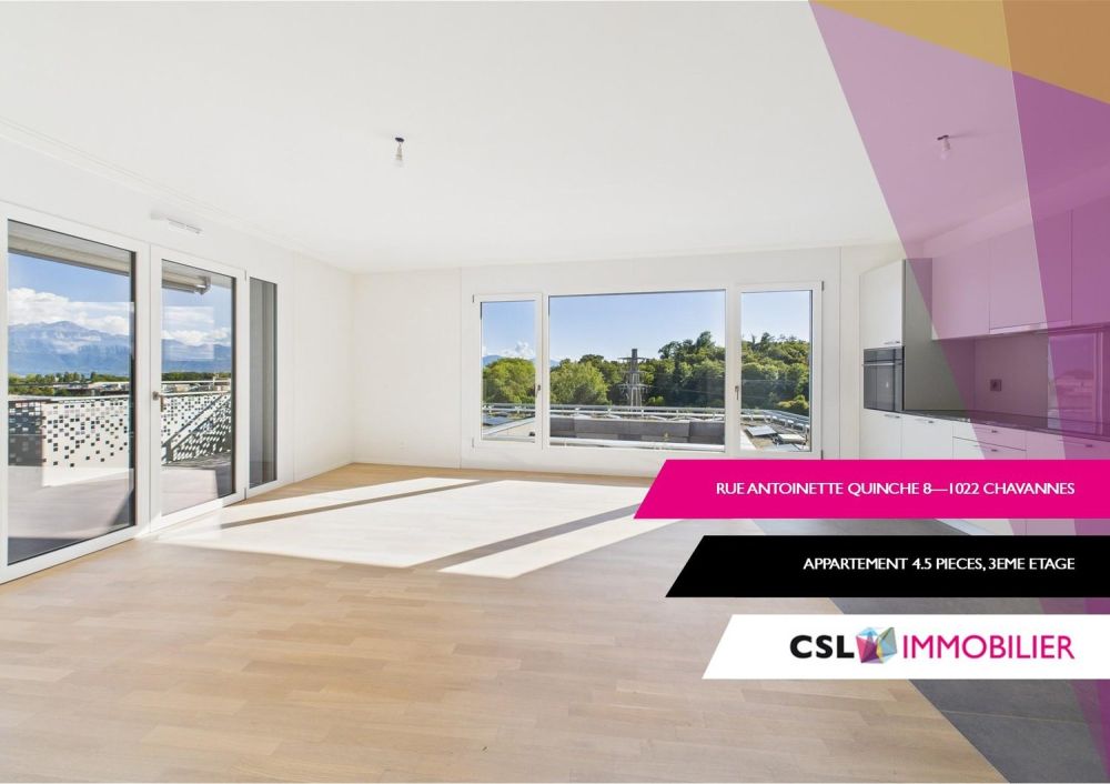 4.5 Appartement chambre Dans Chavannes-p-Renens - Bild 1