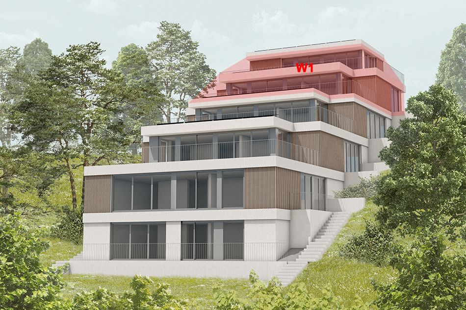 Erstvermietung - Exklusive 3.5 Zimmer-Maisonette-Wohnung mit Aussicht über Binningen -  W1 - Bild 1