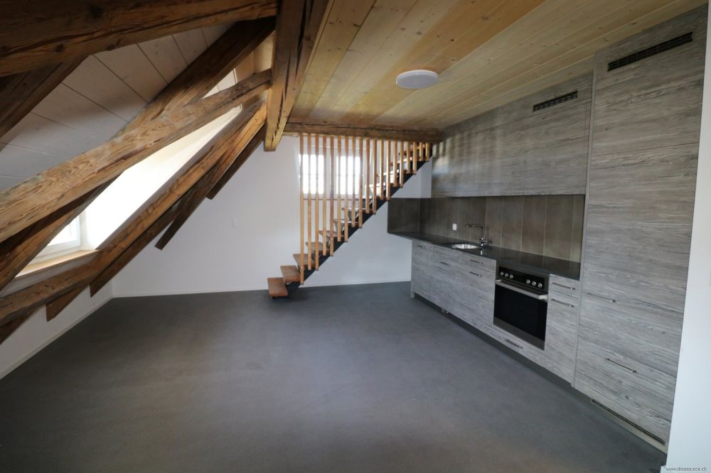Wohnen mal Anders, Kernsaniertes Fachwerkhaus an ruhiger Lage! - Wohnzimmer mit Küche