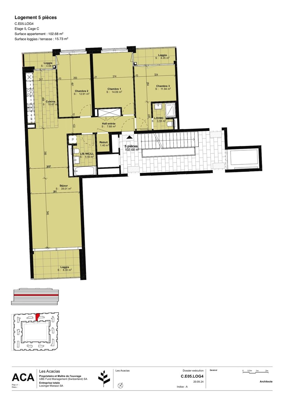 Dernières opportunités - 5 pièces neufs aux portes de Plainpalais - Images non contractuelles