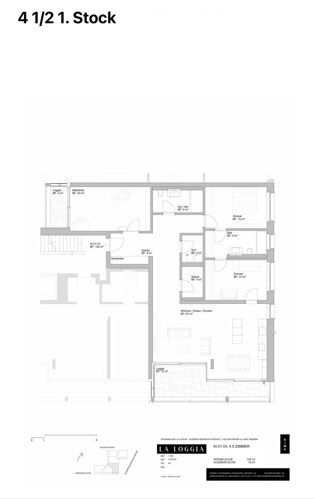 Erstvermietung Neubau "la Loggia- Siebnen" 4.5 Zi  34 Min vom HB Zürich - Bild 3