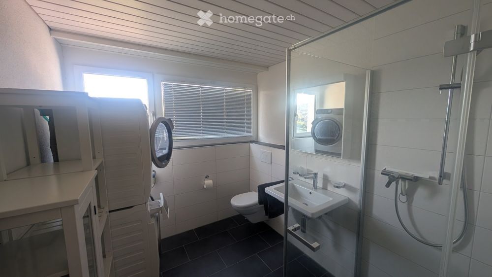 Helle 3.5-Zimmer-Dachwohnung mit traumhafter Rheinsicht in Flurlingen Parkplatz inkl. - Bild 4